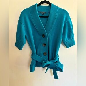 Banana Republic Cardigan/Jacket - Teal Blue M
